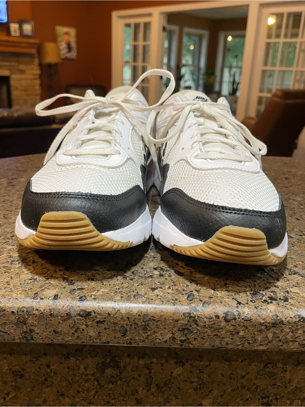 Nike Air Max SC Women’s Sz 10 White Black Leopard-Print Swoosh Athletic Shoes - Picture 8 of 10